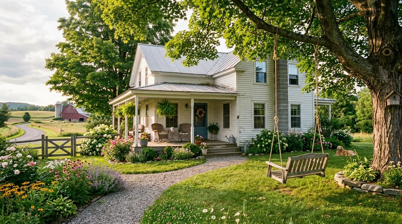 12 Farmhouse Landscaping Ideas for Rustic Charm